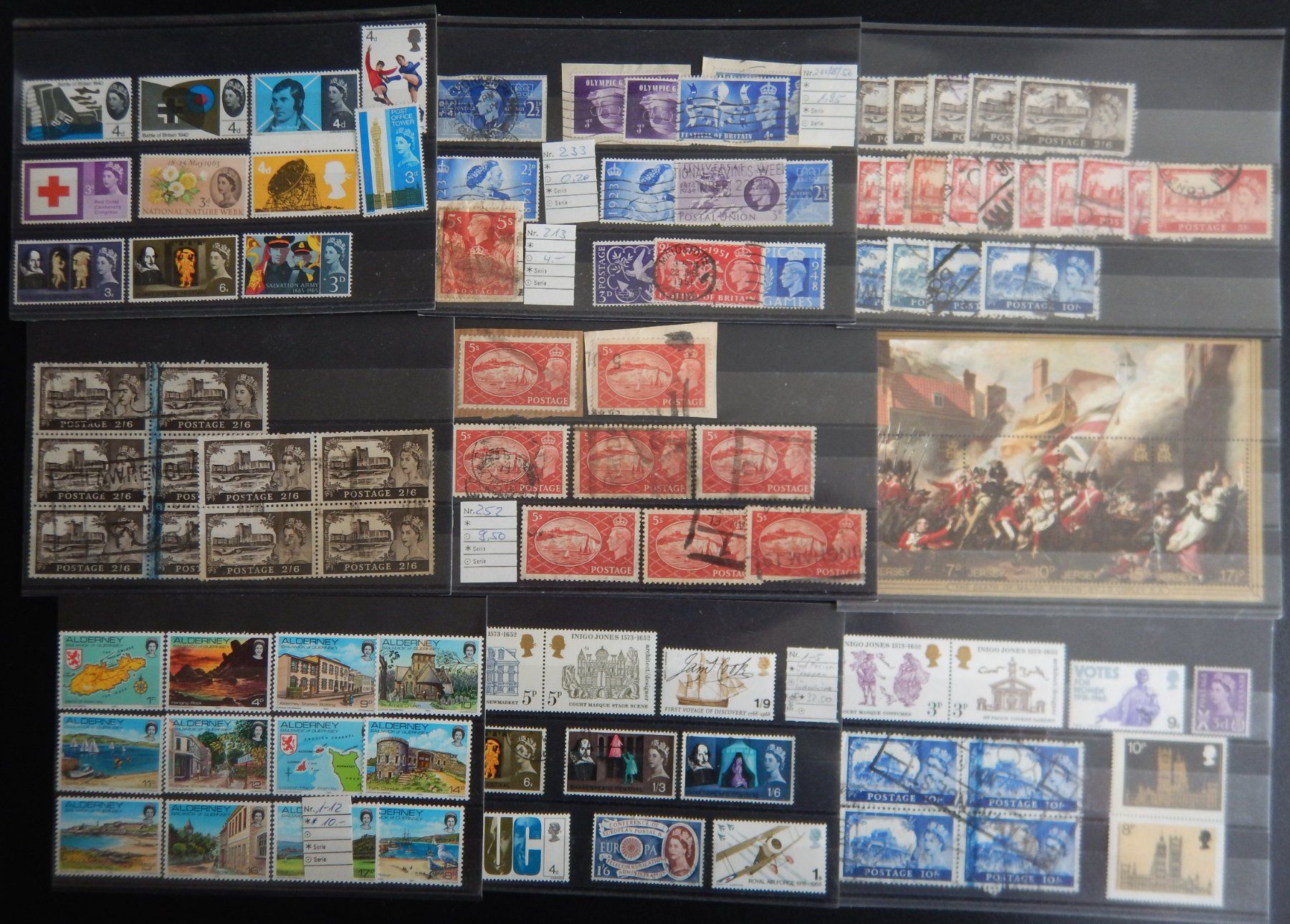 Alle Briefmarken: Grossbritannien kleine Sammlung – Gebraucht aus Zürich von Muehlekauf