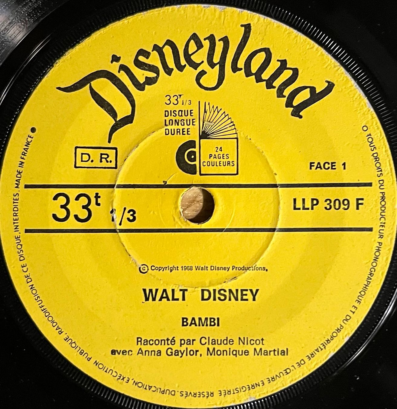 Schallplatten: WALT DISNEY - BAMBI – Gebraucht aus Bussigny von vinyl-pas-cher 8