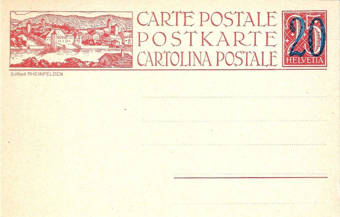 Tutti i francobolli: Carte postale  [RHEINFELDEN] – Usato da Belmont-Lausanne venduto da ZarRomanoff
