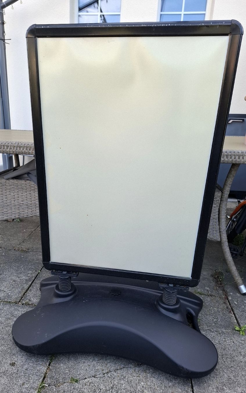 Allestimento di negozi e stand fieristici: Kundenstopper, Plakatständer – Usato da Dinhard venduto da nat_7685 1