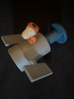 Snoopy Figur mit Raumschiff gut erhalten