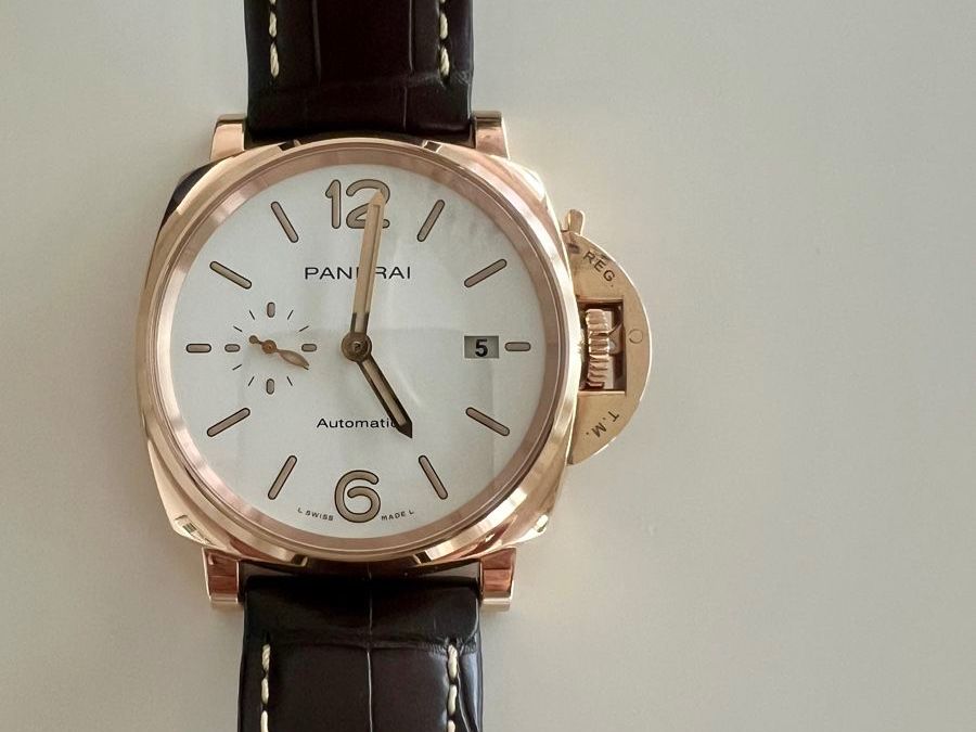 Panerai Uhren: Panerai  due 18kr. Rosegold – Neu (gemäss Beschreibung) aus Bazenheid von lasvegas1950 3