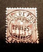 ZNr.64B Vollstempel, Chaux de Fonds 19.III.95, Luxus-Stück