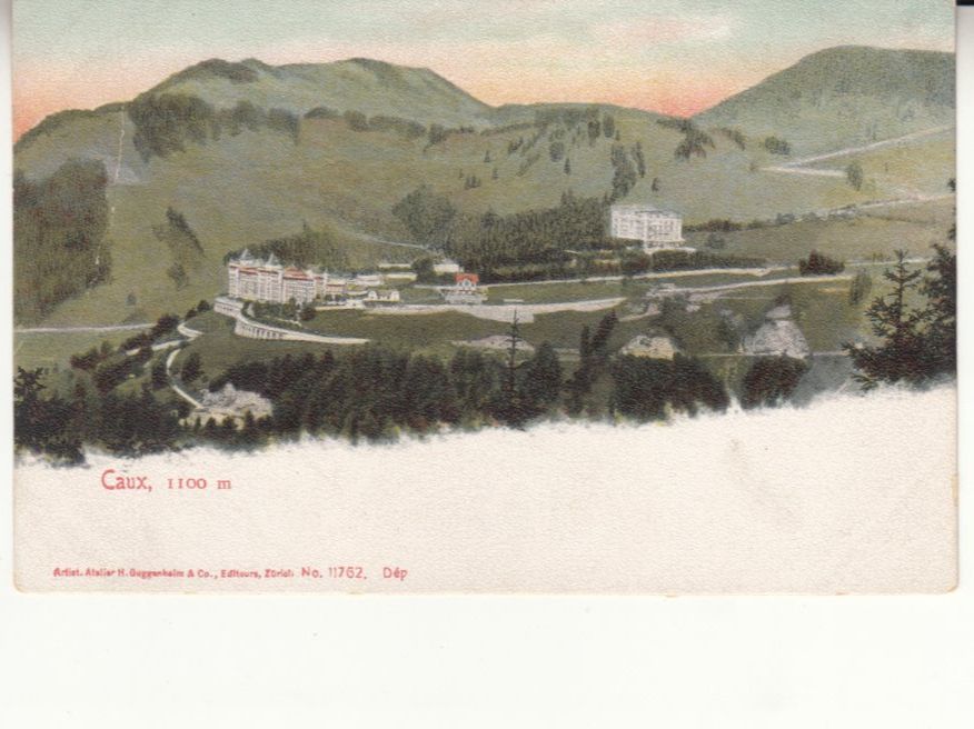 Cartoline postali: Caux ca. 1900 – Usato da Bürglen TG venduto da StampGraf