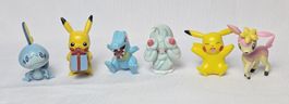 6er Set Pokemon Sammel Figuren -  Pikachu