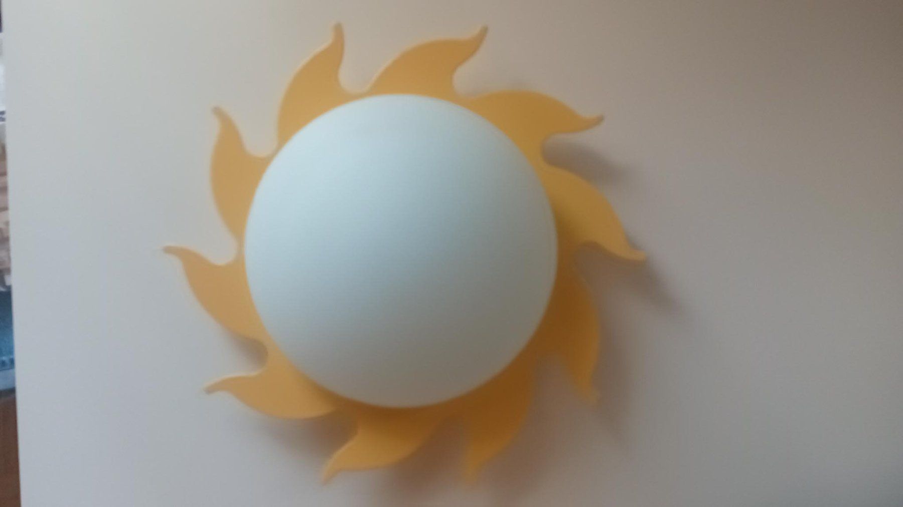 Lampade: Lampe Sonne aus Metall – Usato da Salez venduto da Robe12