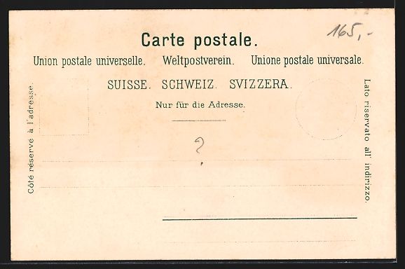 Cartoline postali: Litho Glarus, Regierungsgebäude, Ortsan – Usato da Berlin venduto da bartko-reher 1
