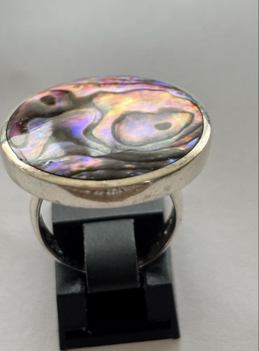Ringe: Silberring mit Abalone-Muschel 925 – Gebraucht aus Menziken von sense83 2
