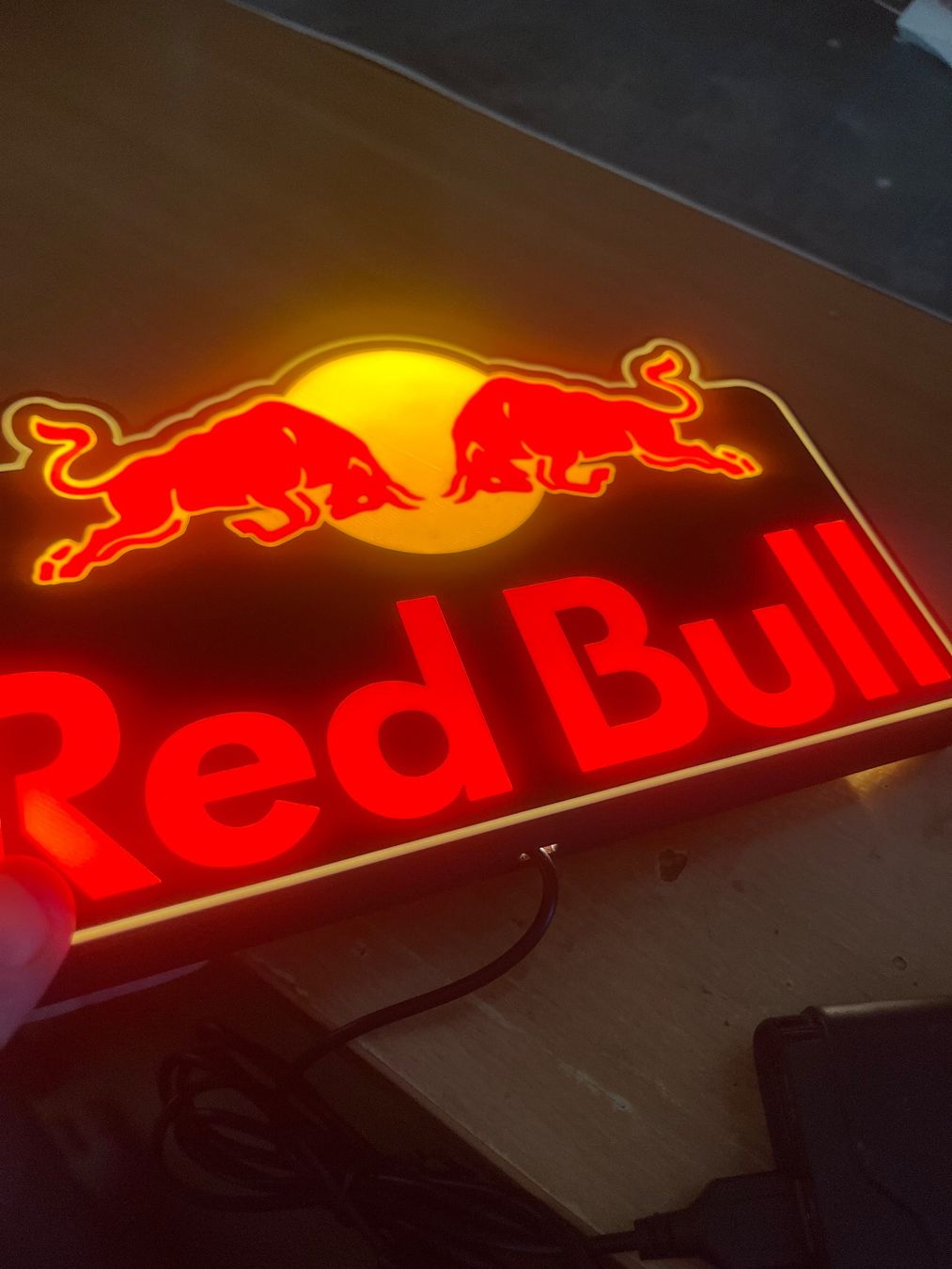 Lampade: Lampe lightbox décoration Redbull Black – Nuovo (secondo la descrizione) da Noville venduto da Berlusconi55 1