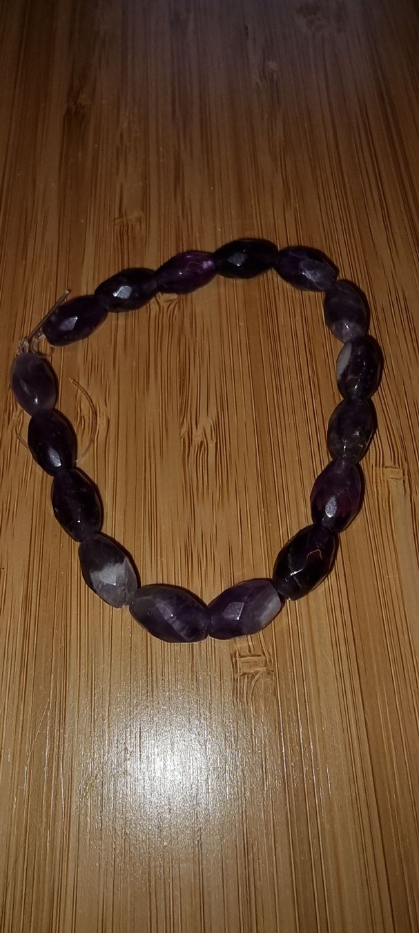 Minerali & Pietre curative: Amethyst Strang 8x12mm. – Nuovo e nell'imballaggio originale da Menziken venduto da Mirager 1