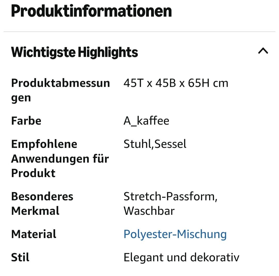 Tessuti: Stuhlbezüge / Stuhlhussen – Nuovo (secondo la descrizione) da Reutigen venduto da CorinaAeschlimann 3