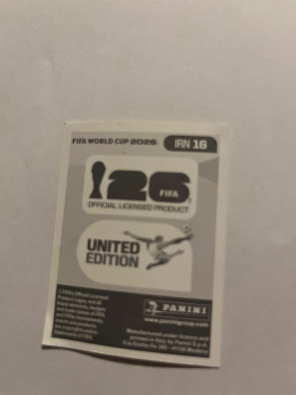 Panini Cartes à collectionner: FIFA World Cup 2026 - Panini; IRN 16 - Mohammad Mohebi – Neuf (Voir description) à Würenlos par ertanural 1
