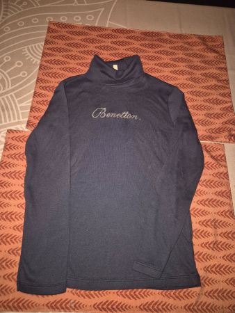 Benetton Rollkragenpullover Gr. 120/6-7 Jahre Top Zustand