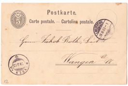 PK Langenthal BE nach Wangen an der Aare 1883