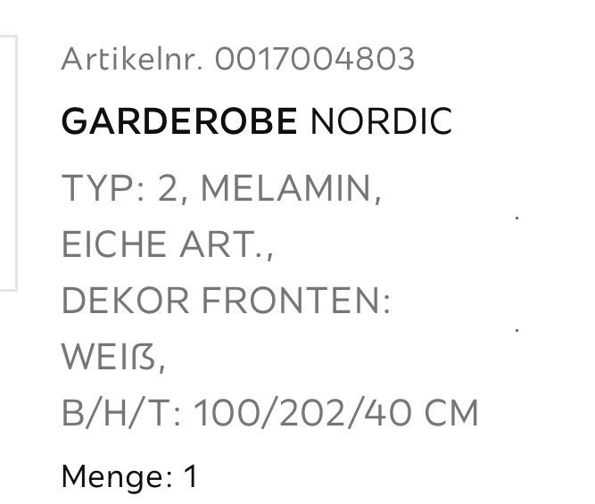 Porte manteau: Garderobe – Neuf (Voir description) à Rupperswil par 123_Aarau 1