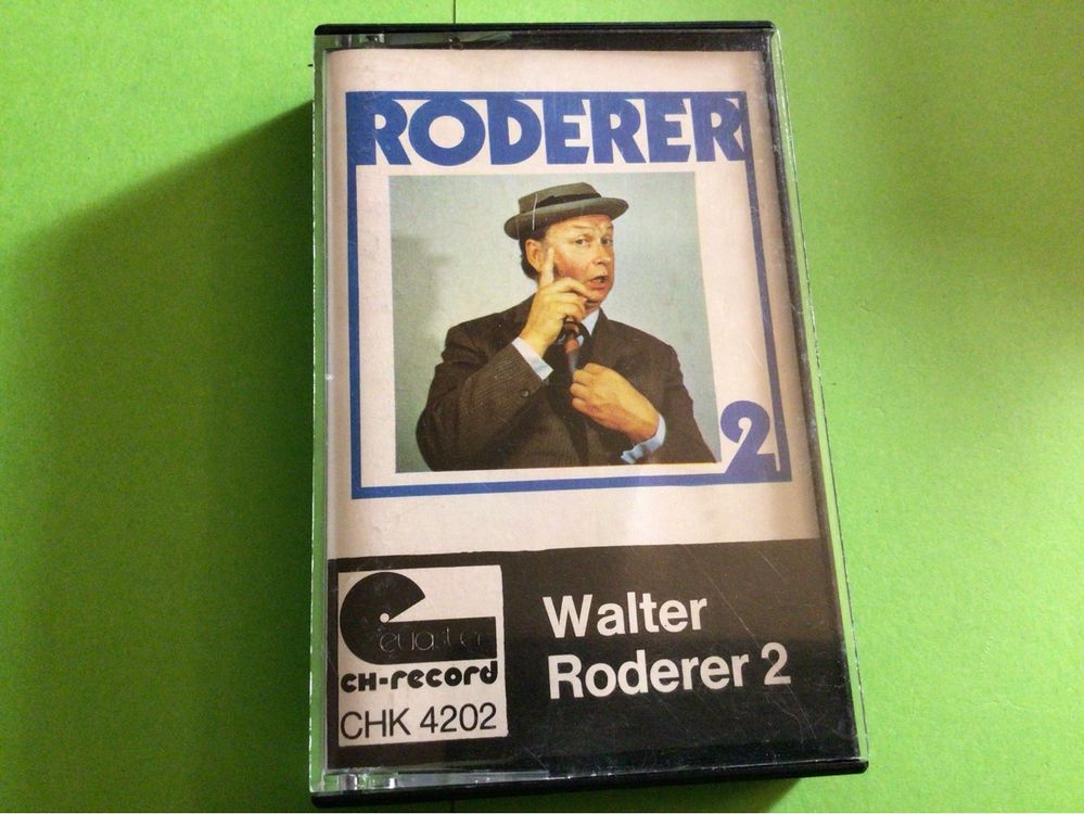Walter Roderer 2 - Kassette CH-Record Kultstimme Comedy Rari (Gebraucht ...