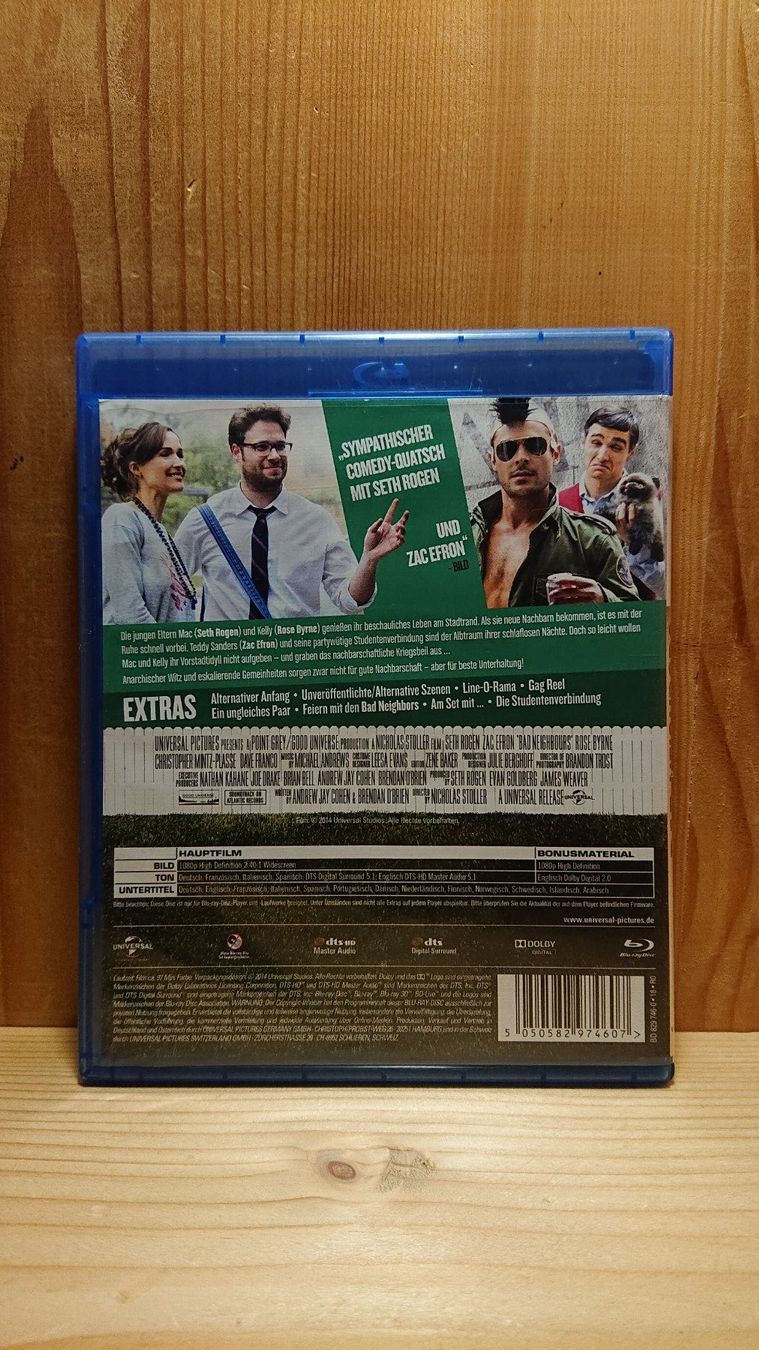 Alle DVDs: BAD NEIGHBORS Blu-Ray mit Zac Efron – Gebraucht aus Wilderswil von Exebub 1