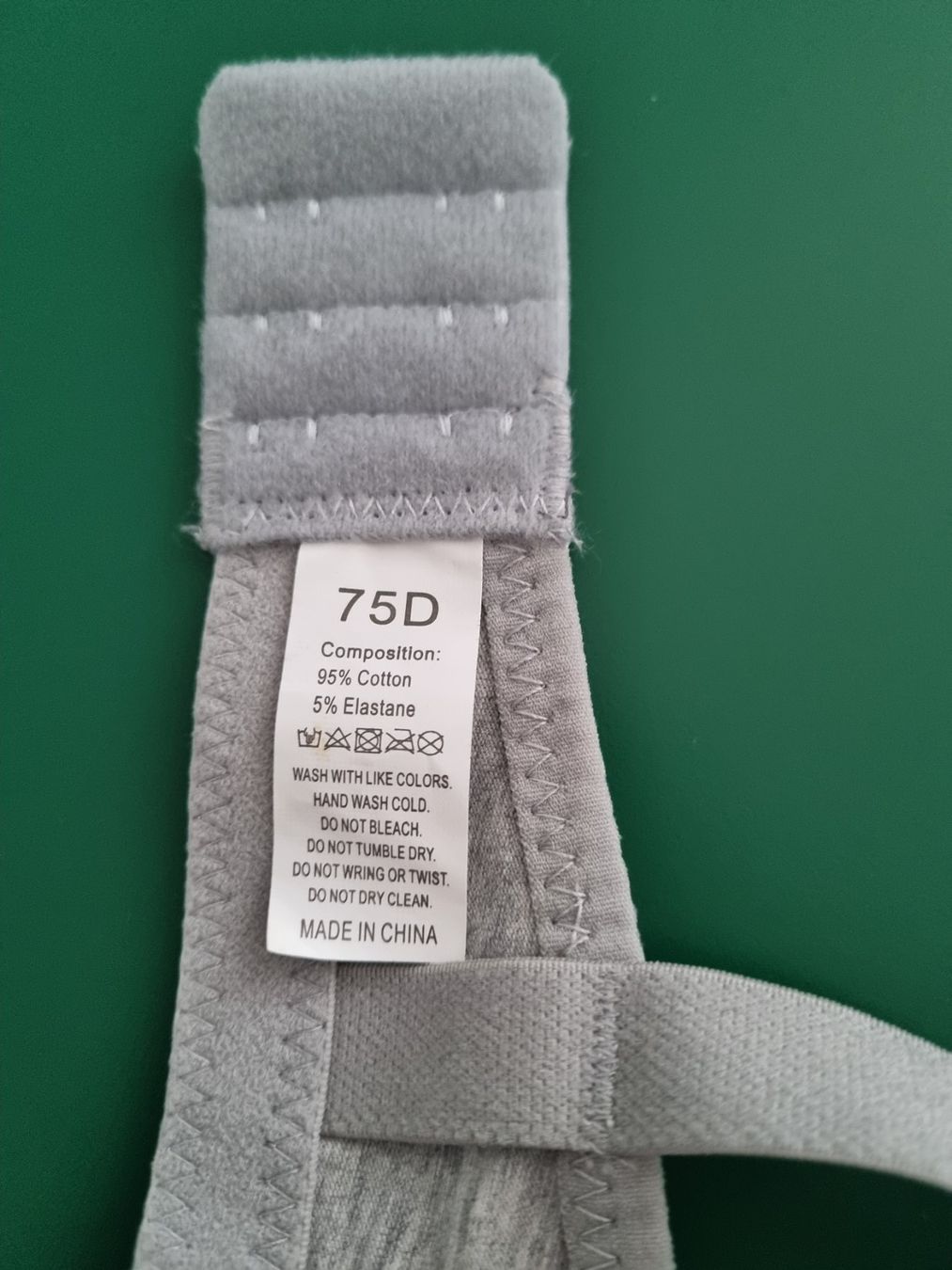 Altra biancheria intima: BH mit Bügel leichte Schale D 75 grau Baumwolle/Elastane – Nuovo e nell'imballaggio originale da Zofingen venduto da Felpa 2
