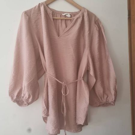 Mama Umstandsbluse H&M Gr. L  Altrosa