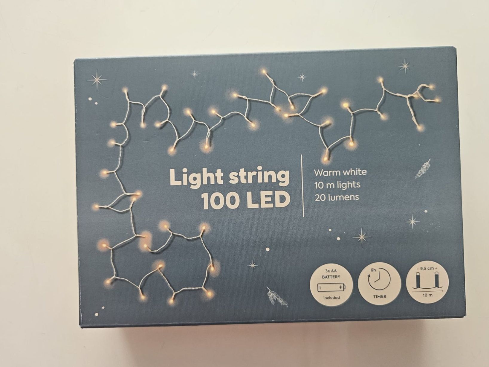 Coop Ghirlande e barre luminose: Lichterkette Light string 100 LED Weihnachtsbeleuchtung 10m – Usato da Amriswil venduto da Alfaromeo007
