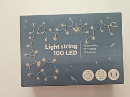 Lichterkette Light string 100 LED Weihnachtsbeleuchtung 10m