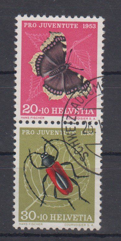 Alle Briefmarken: Pro Juventute Z40 oblitéré 60.-- – Gebraucht aus Boécourt von Denteles66