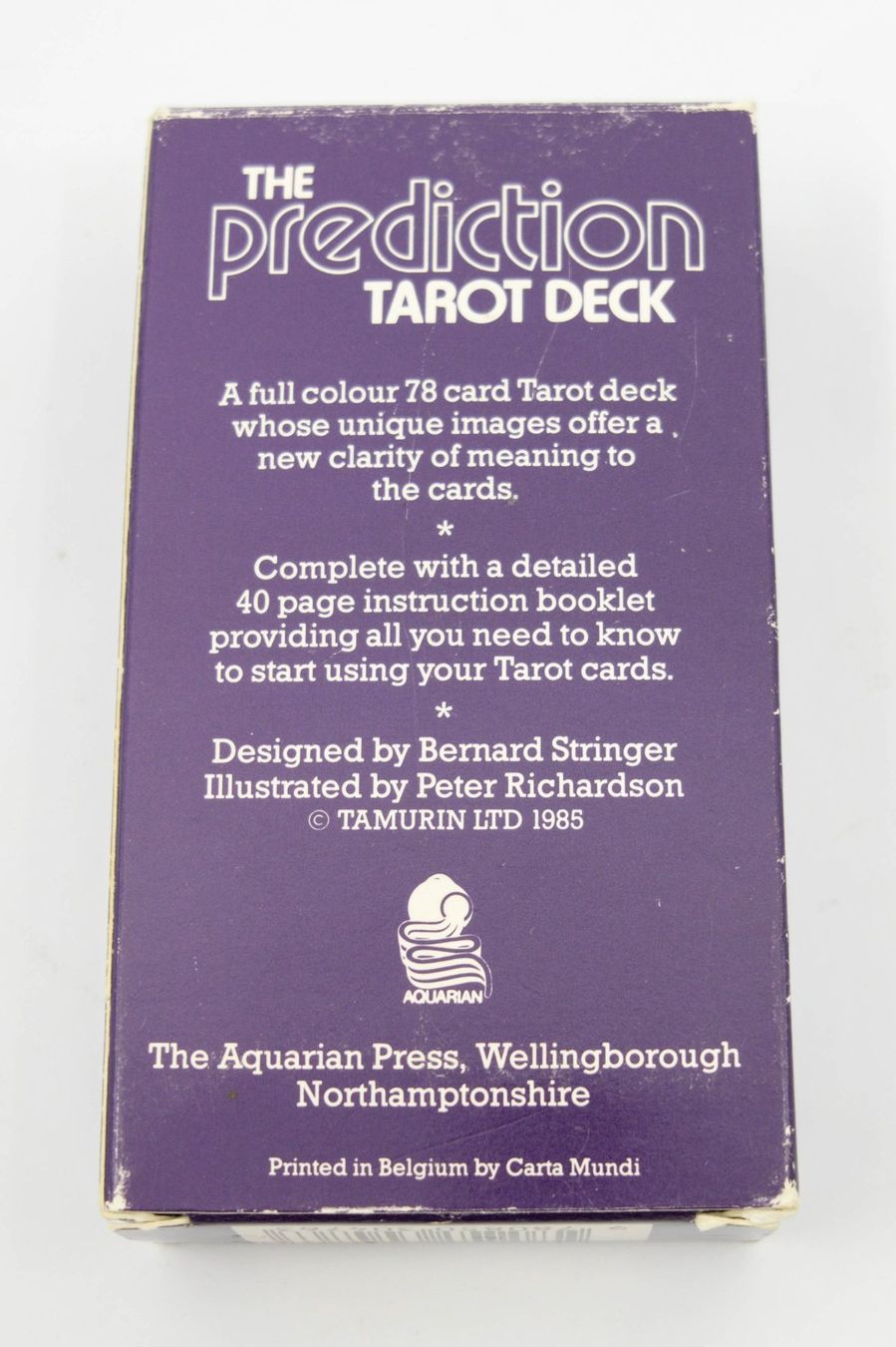 Spiele: Tarot Karten / The Prediction Tarot Deck – Gebraucht aus Zürich von ZuercherBrockenhaus 1