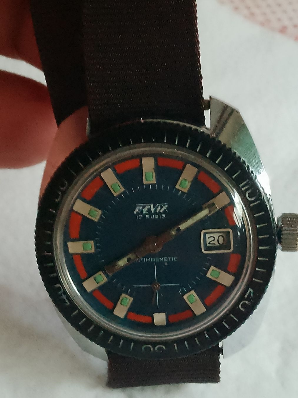 Orologi: Revix Diver Sub handaufzug 38mm läuft – Usato da Agno venduto da sam2608 1