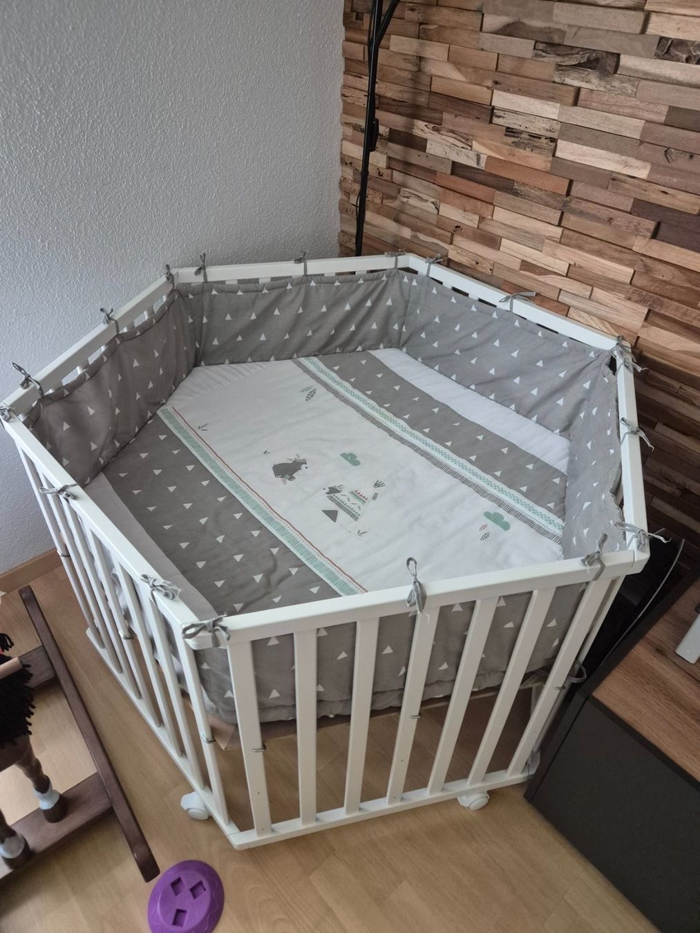 Box & Barriere di sicurezza: Roba Laufgitter weiss indibär – Usato da Sursee venduto da Susanne35