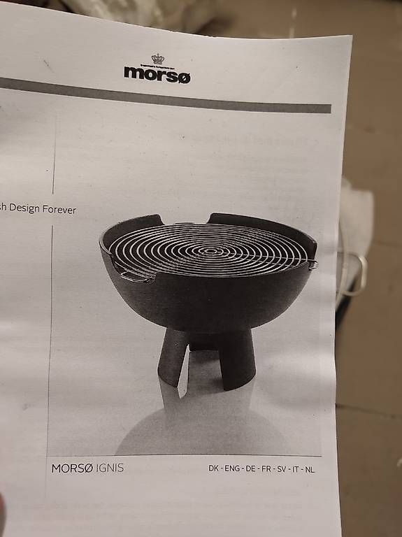 Grills: Grill morsø -neuf – Gebraucht aus vullierens von thatroadbefore