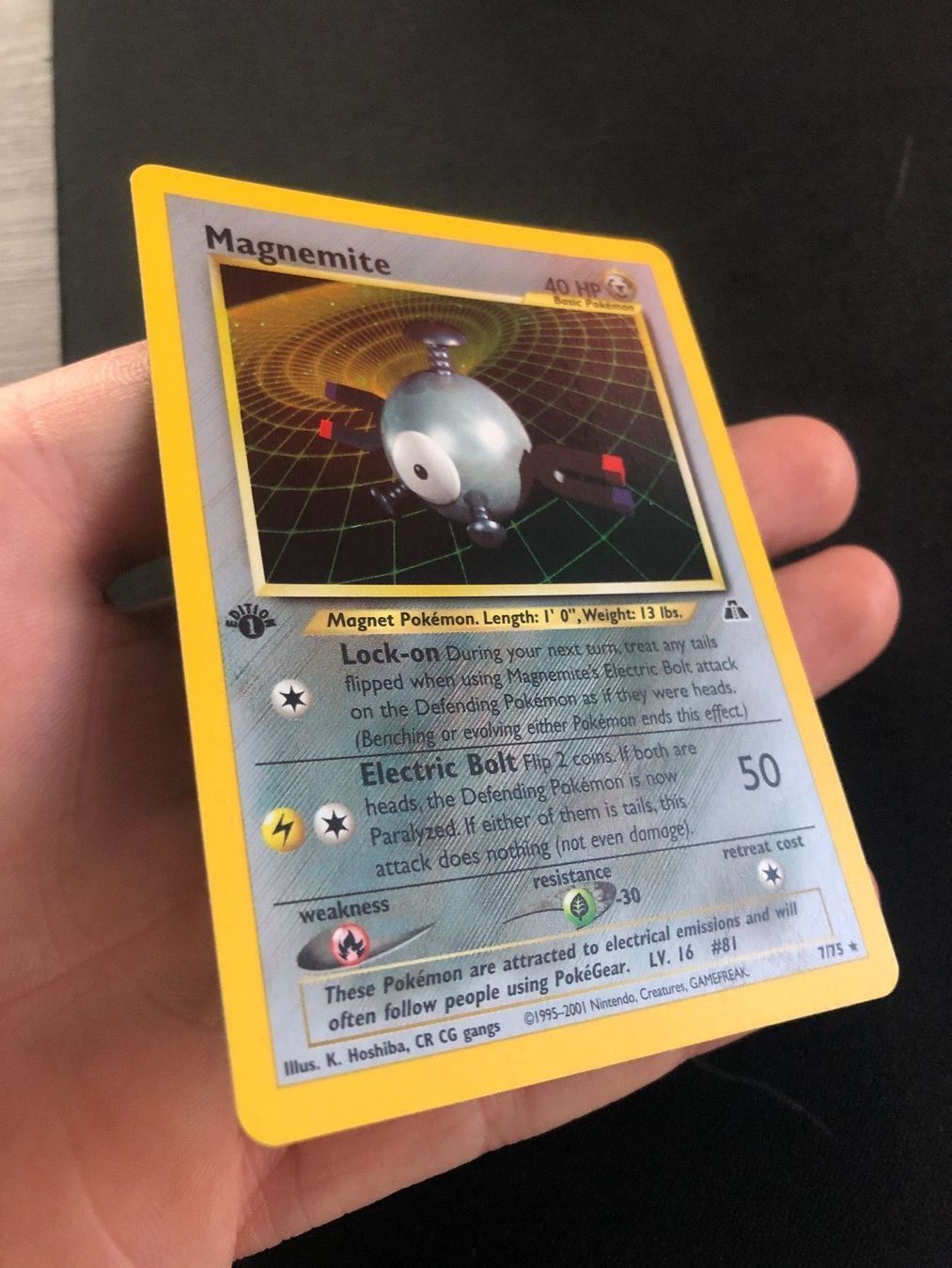 Cartoline: Magnemite 1.Edition Holo Neo Discovery – Usato da Dornach venduto da presidium 2