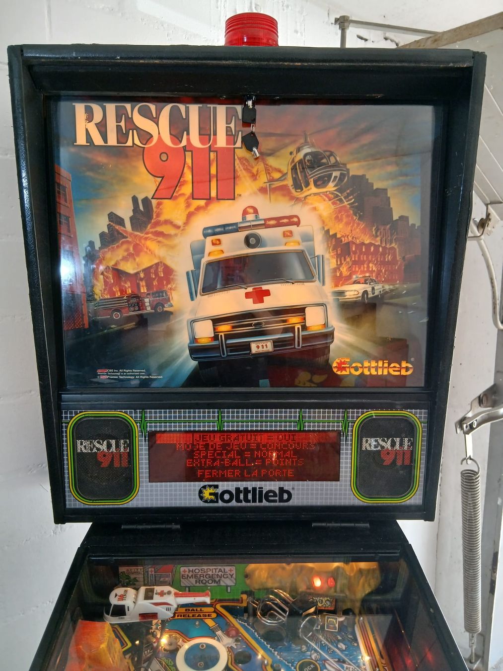 Flipper: flipperkasten flipper gottlieb rescue 911 – Usato da Leibstadt venduto da Retrowelt 4