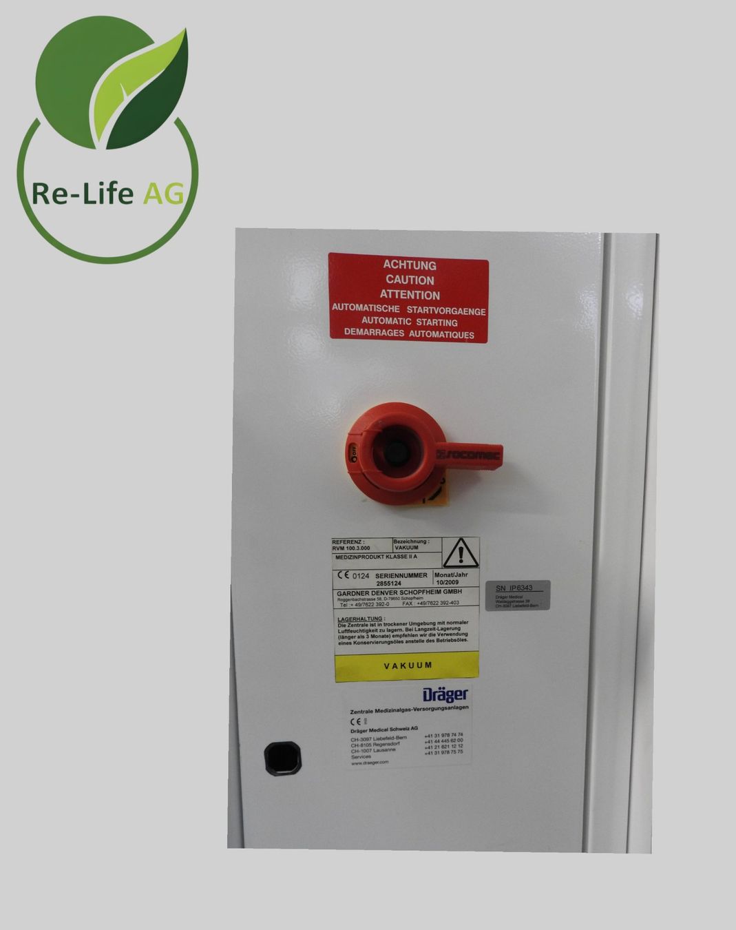 Alle Maschinen: Rietschle | Vakuumversorgungsanlage – Gebraucht aus Reinach BL von Re-LifeAG_Labor 6