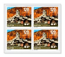 Blatten Briefmarke Solidarität 4er Block
