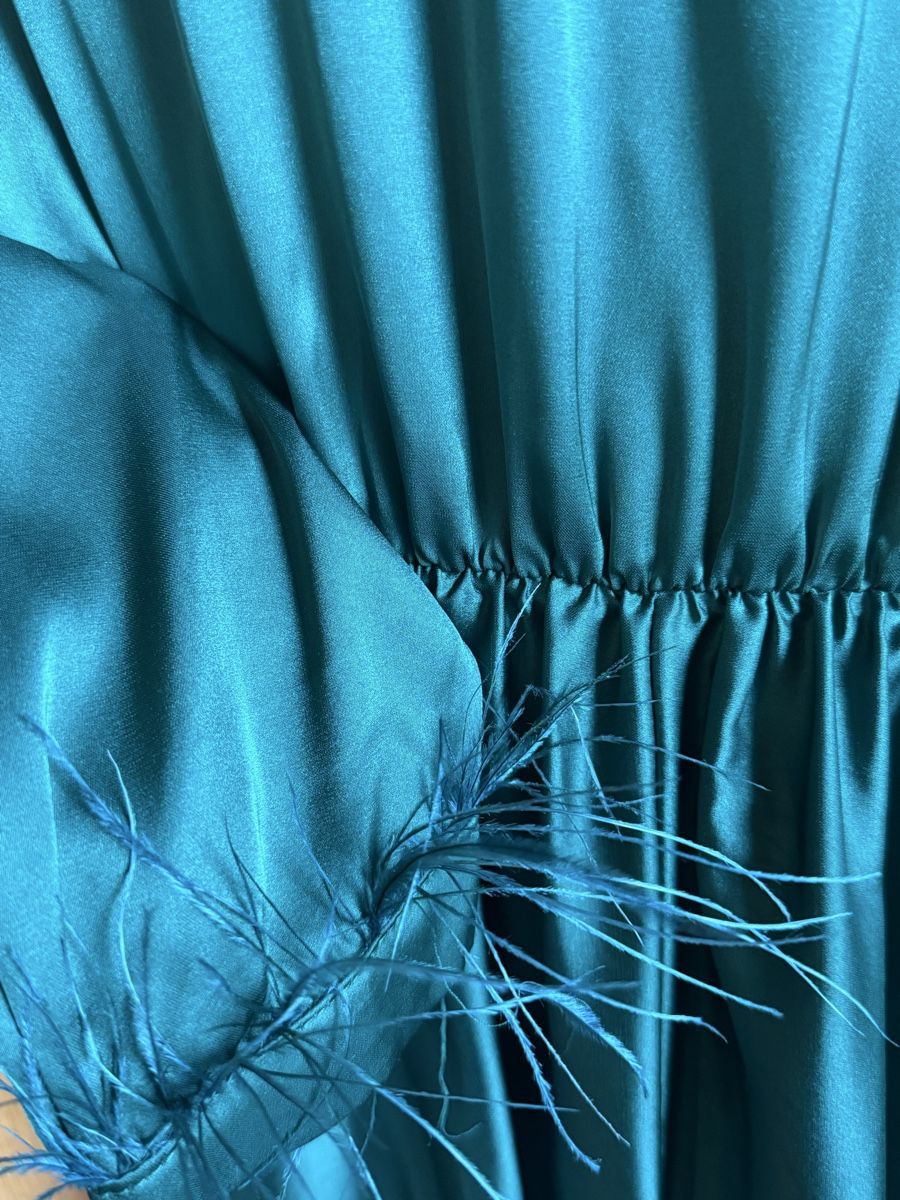Vestiti: Abito verde smeraldo in satin M – Usato da Glis venduto da dor_b2nc 2