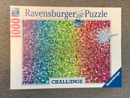Ravensburger Puzzle 1000 Teile Glitter Regenbogen Effekt ...