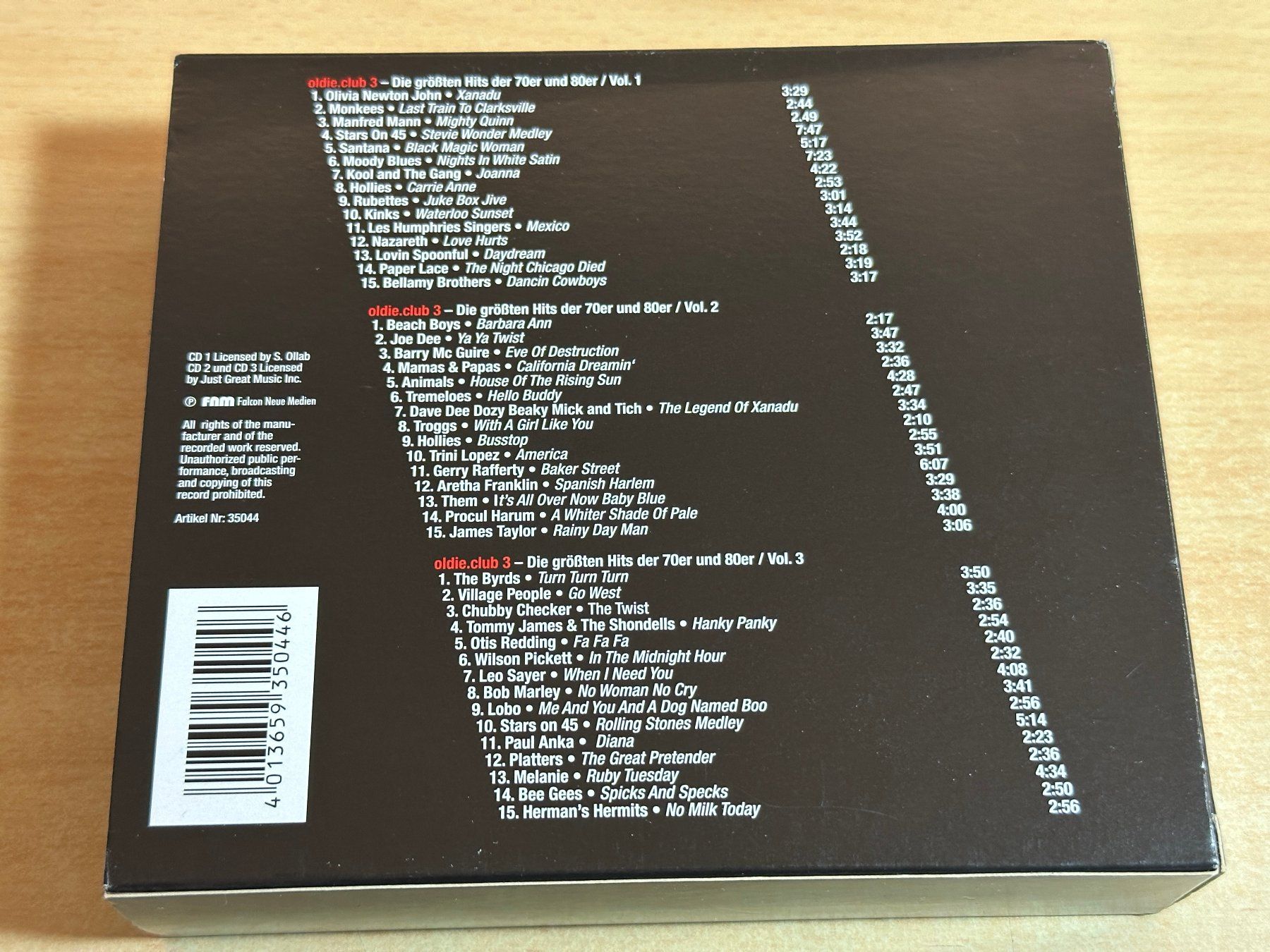 CDs: Various – Oldie.club 3 – Gebraucht aus Rikon im Tösstal von Alpenmutz 1