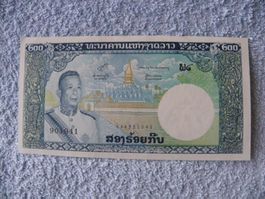 Originale 200 Laos Kip Banknote, Sammlerstück, Rarität, UNC