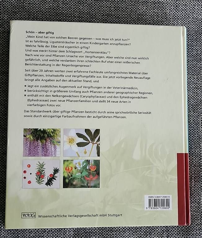 Libri: Giftpflanzen 5. Auflage – Nuovo (secondo la descrizione) da Zumikon venduto da Rosa26 1