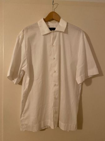 Zara Bluse weiss L relaxed fit