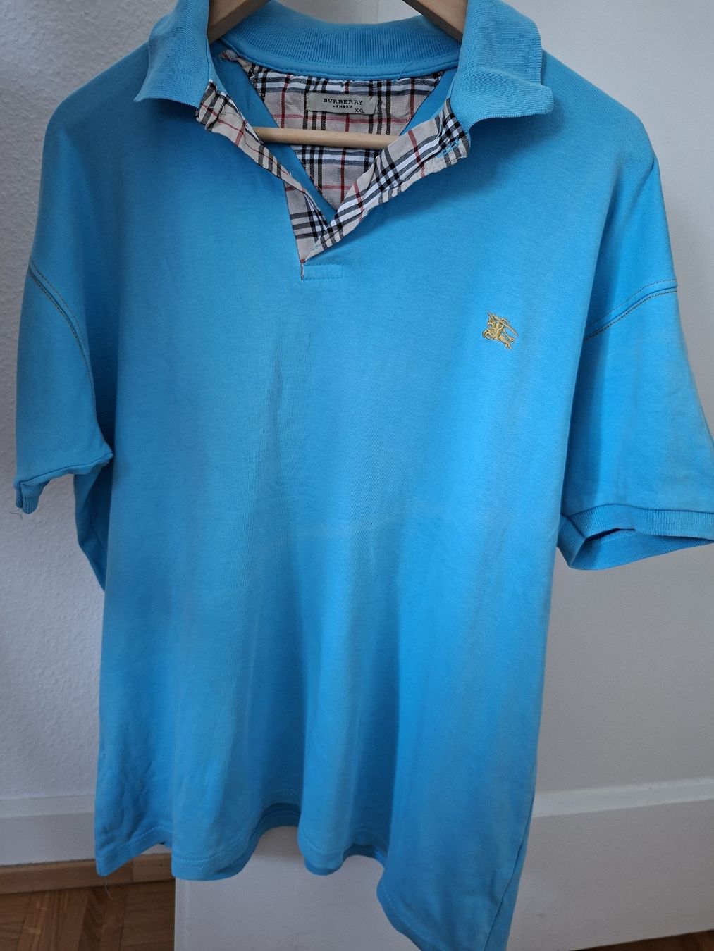 Burberry Magliette Polo: Polo Burberry turquoise, taille M,  – Usato da Renens VD venduto da ser_j2fn 7