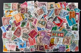 Briefmarken Schweiz (200 Stück), Top Qualität