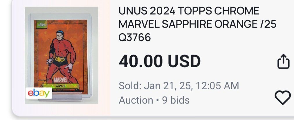 Marvel Carte collezionabili: Unus 25 nummeriert – Nuovo e nell'imballaggio originale da Starrkirch-Wil venduto da kau_tmn5 2