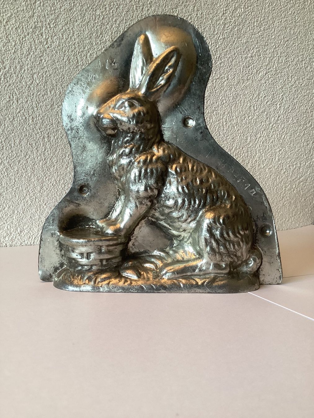 Teglie da forno: Antike Schokoladen Giessform Osterhase – Usato da Bad Zurzach venduto da stevemc