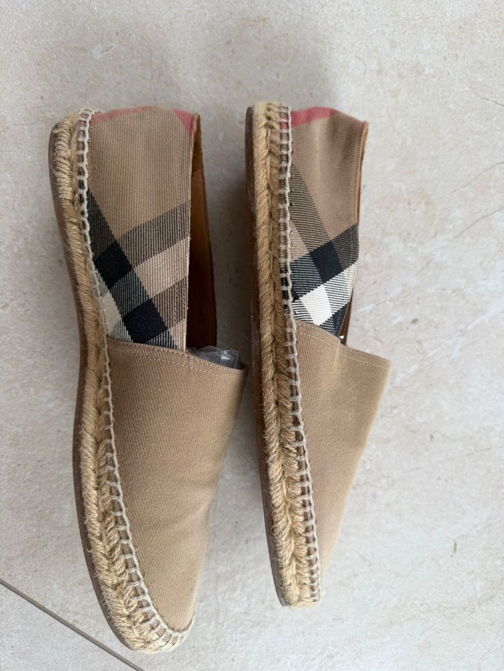 Burberry Scarpe da uomo: Burberry Canvas Check Espadrilles, Size 42 – Usato da Wilen b. Wollerau venduto da ccgold 2