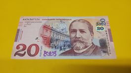 20 Georgische Lari (GEL) Banknote - Seltenes Sammlerstück!