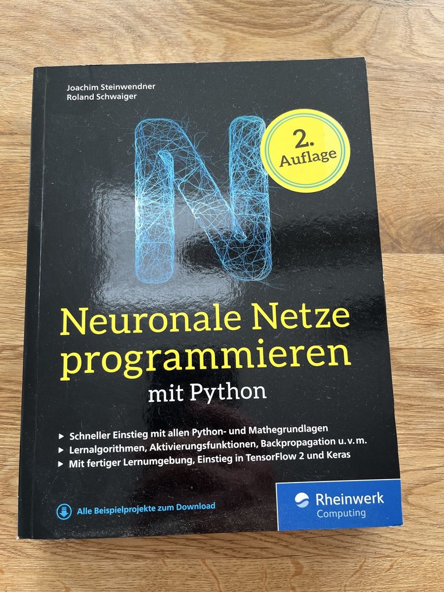 Libri: Neuronale Netze programmieren mit Python, top Zust. – Usato da Meisterschwanden venduto da mat-drew