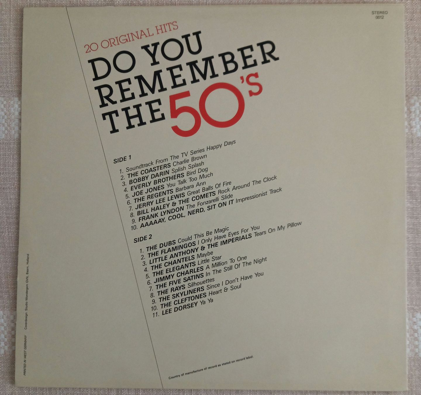 Schallplatten: LP "DO YOU REMEMBER THE 50'S" – Neu (gemäss Beschreibung) aus Binningen von mar_2jlr 1