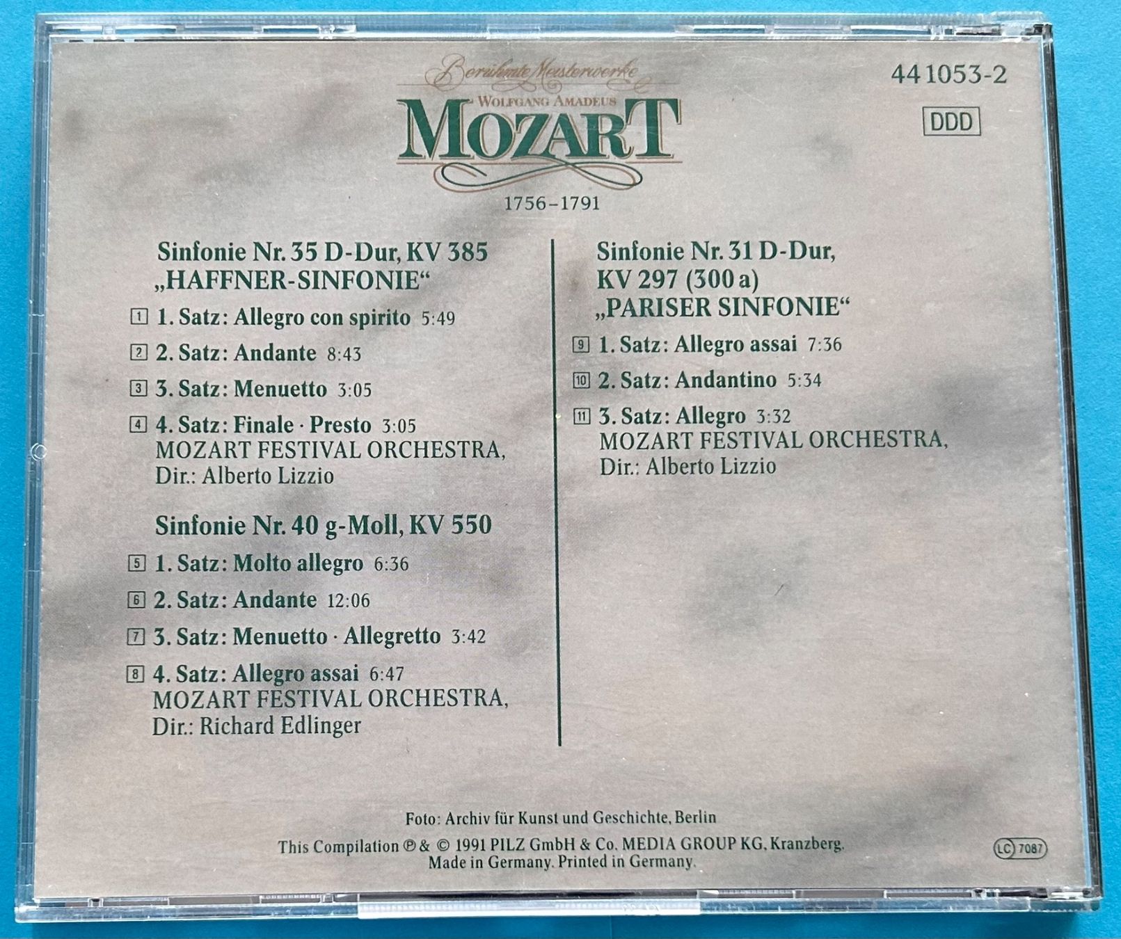 CDs: Mozart "Berühmte Meisterwerke" CD 2 – Gebraucht aus Spiez von martin-7973 1