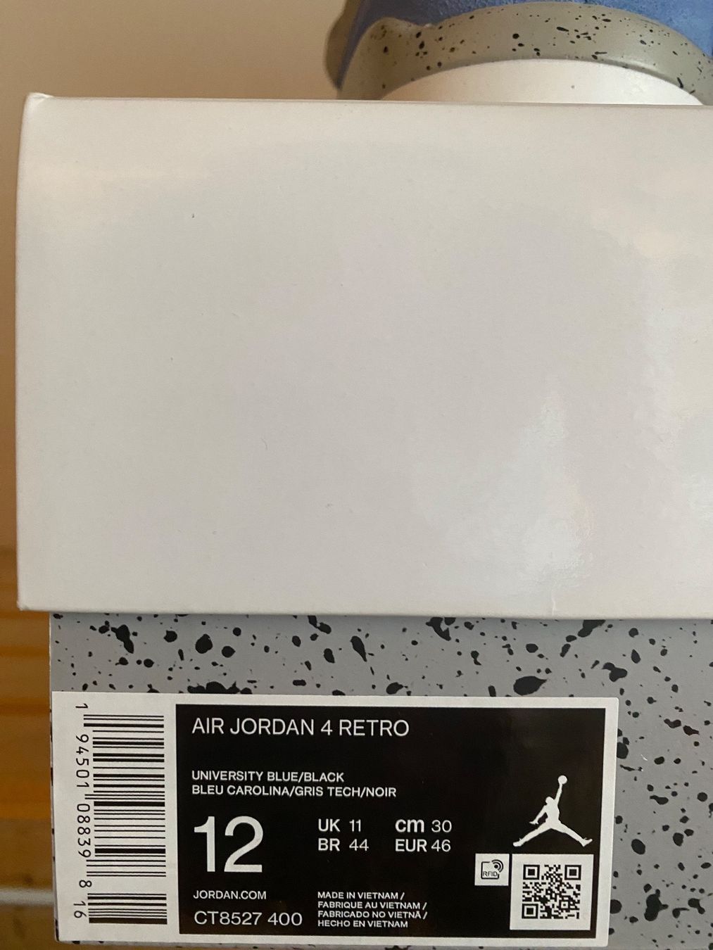 Jordan Scarpe da uomo: Jordan 4 University Blue / EU 46 – Usato da Abtwil SG venduto da PauloDybala10 4